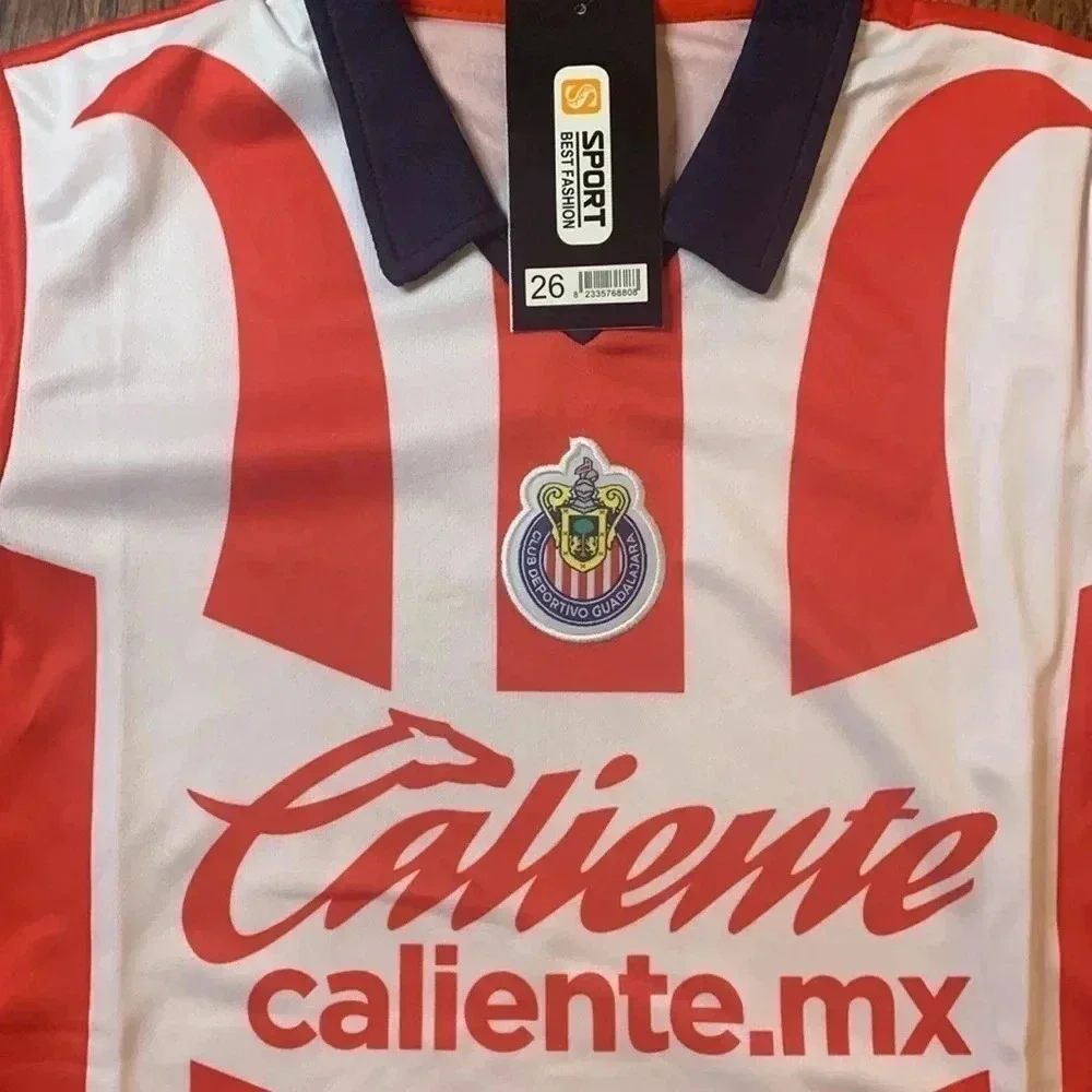 Club Guadalajara Las Chivas Home Soccer Jersey Shorts Set Youth 2023-24 NWT